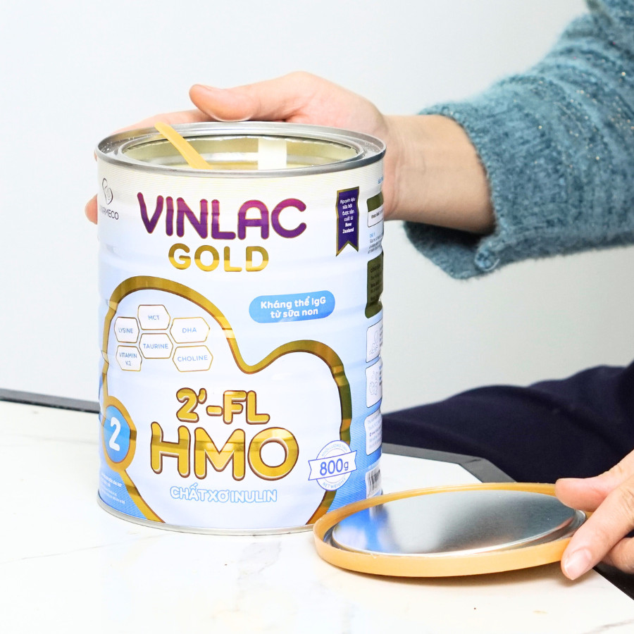 Vinlac Gold 2 với những dưỡng chất thân thiện với hệ tiêu hoá non nớt của trẻ