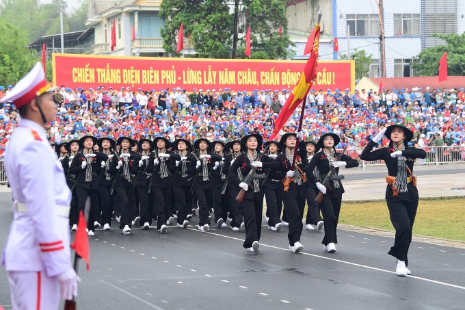 Khối Nữ Du kích miền Nam. Ảnh:&nbsp;Giang Huy