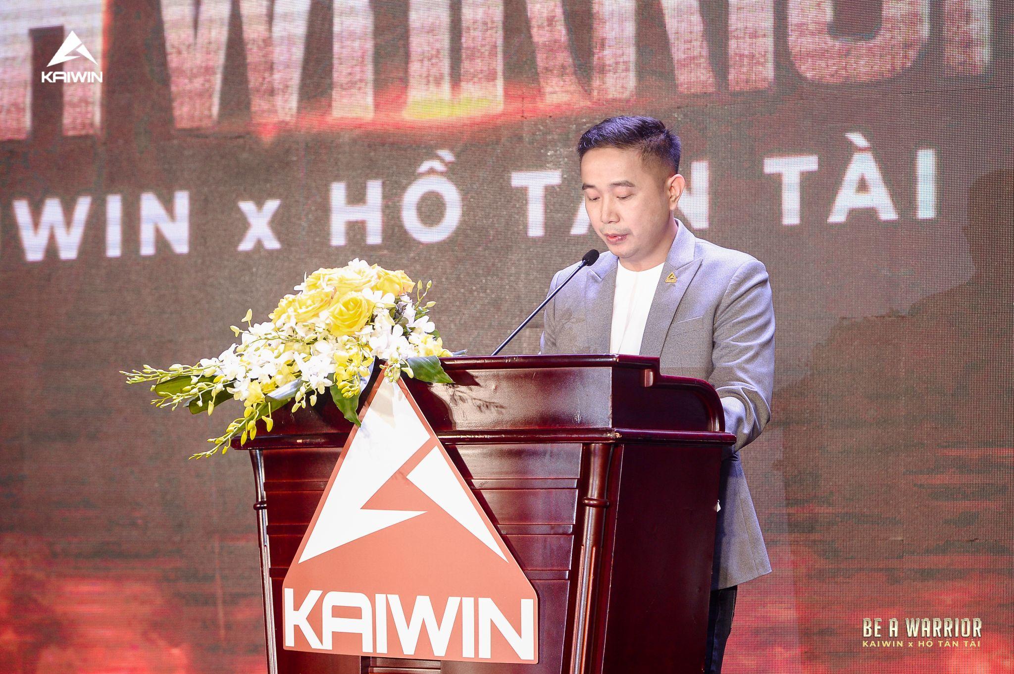 Ông Hà Trung Kiên - đại diện Kaiwin Việt Nam chia sẻ về sự kiện