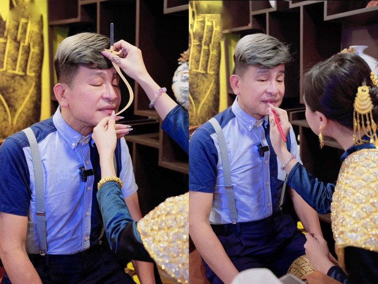 Gu "đeo vàng cả ký", quần áo độc - lạ của MC Việt làm đám cưới 10 lần với nữ đại gia
