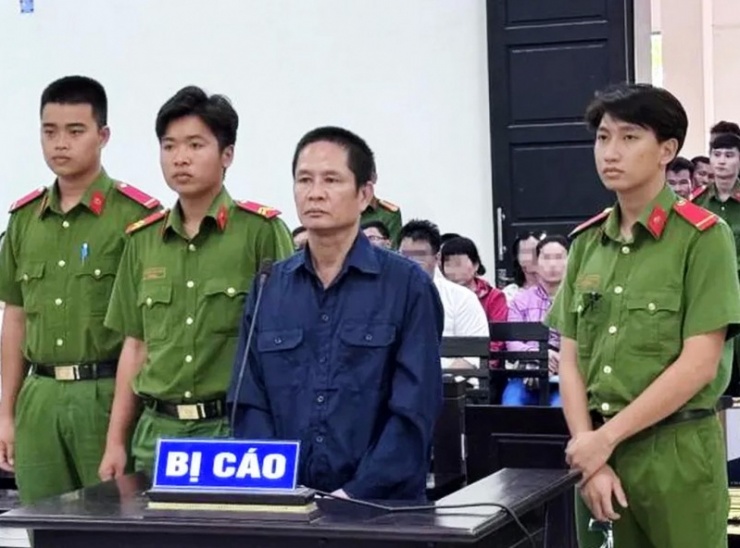 Bị cáo Hồ Xuân Hải tại phiên tòa sơ thẩm. Ảnh: N.V