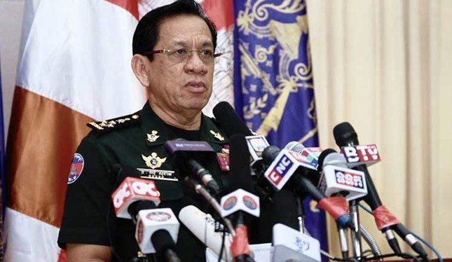 Tướng Chhum Sucheat, người phát ngôn Bộ Quốc phòng Campuchia. (Ảnh: Khmer Times)