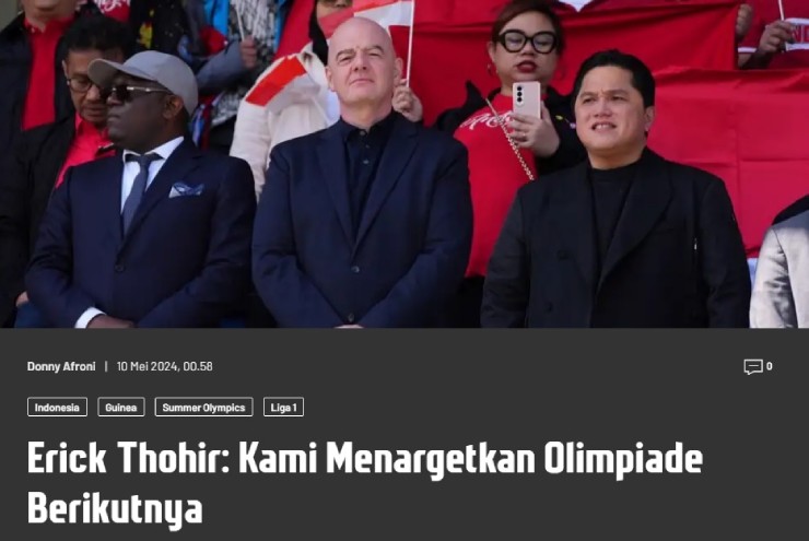 Báo chí Indonesia viết gì sau khi U23 Indonesia lỡ vé dự Olympic?