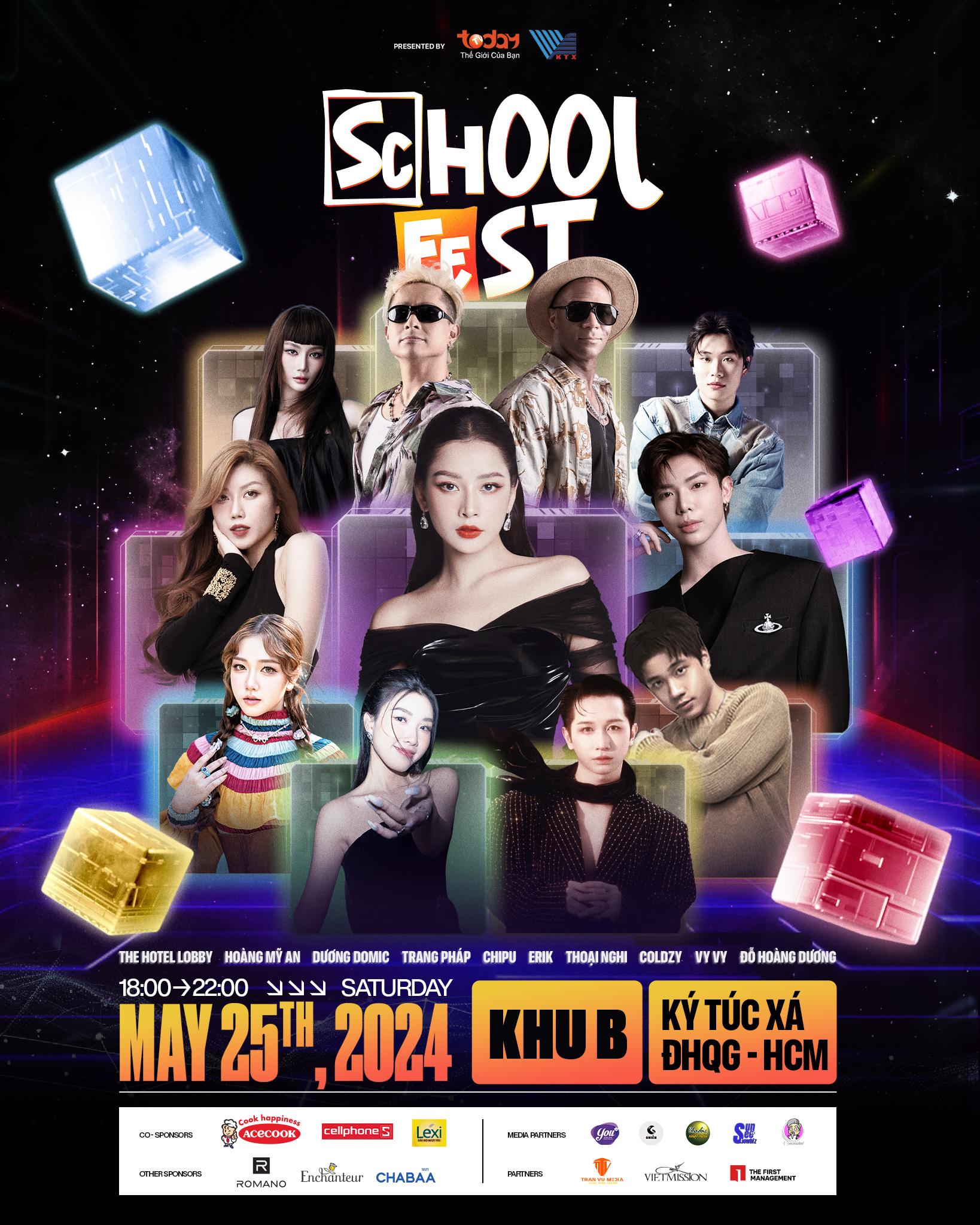 Điều gì đang chờ đợi khán giả Sài Thành tại lễ hội âm nhạc School Fest mùa 5?