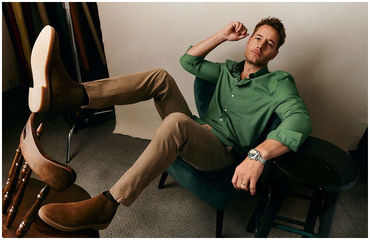 Justin Hartley cũng là nam tài tử đào hoa, trải qua 3 đời vợ, đều là những mỹ nhân nổi tiếng.
