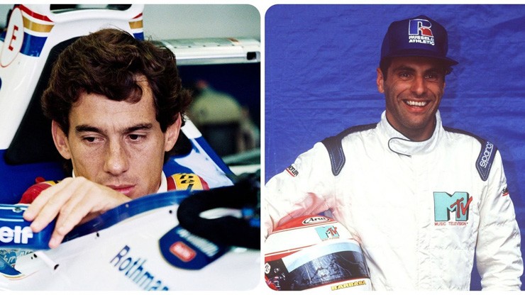 Senna (trái) và Ratzenberger