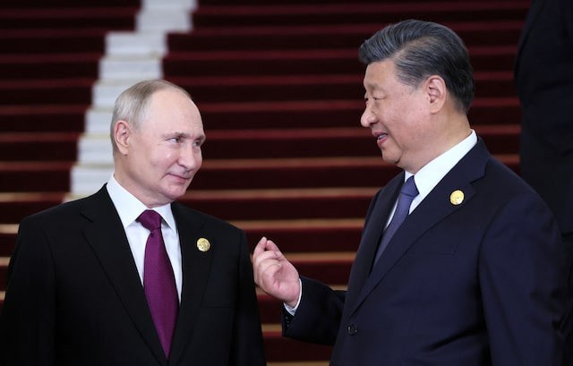 Ông Putin sắp có chuyến thăm tới Trung Quốc trong 2 ngày. Ảnh: Reuters