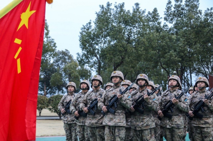 Quân đội Trung Quốc. Ảnh: SOUTH CHINA MORNING POST