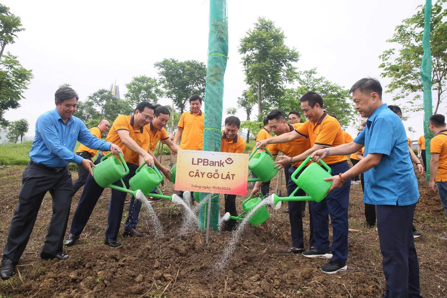 Nhân dịp kỷ niệm 134 năm ngày sinh Chủ tịch Hồ Chí Minh, chương trình đã trồng mới nhiều cây xanh trong khuôn viên Khu di tích lịch sử ngành Ngân hàng Việt Nam.