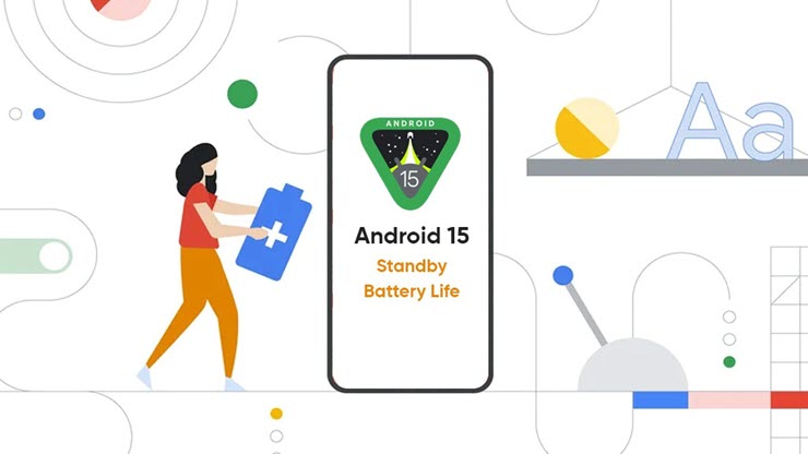 Thời lượng pin trong thời gian chờ của Android 15 sẽ được gia tăng đáng kể.