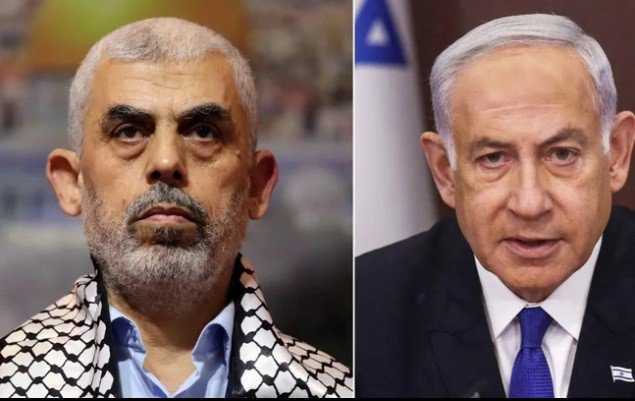 Thủ tướng Israel Benjamin Netanyahu (phải) và lãnh đạo Hamas Yahya Sinwar bị công tố viên của Tòa án Hình sự quốc tế kiến nghị bắt giữ. (Ảnh: Shutterstock)