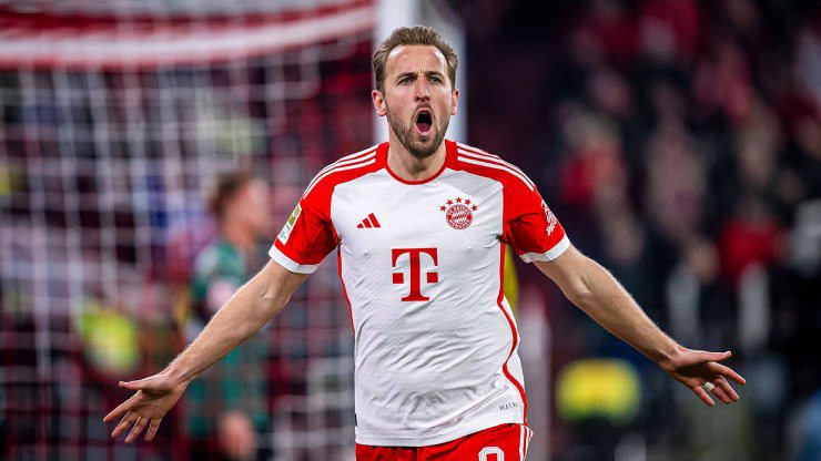 Harry Kane ghi đến 44 bàn trong mùa đầu tiên khoác áo Bayern