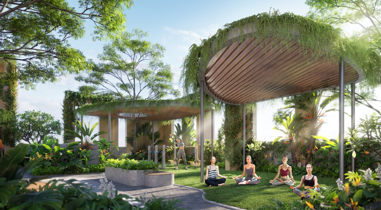 Khu vườn trên mây “đính kèm” tiện ích săn mây ở độ cao 150m, A&T Sky Garden ghi dấu dự án biểu tượng của khu vực cửa ngõ Bắc Sài Gòn.