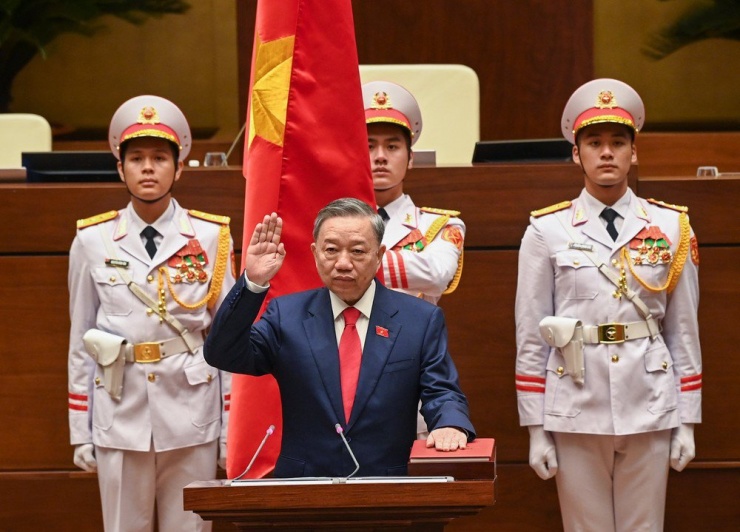 Chủ tịch nước Tô Lâm: &#39;Tôi sẽ dốc toàn bộ tâm sức, trí lực phụng sự đất nước, phục vụ Nhân dân&#39; - 4