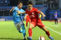 Video bóng đá Khánh Hòa - Thể Công Viettel: Khuất Văn Khang ấn định (V-League)