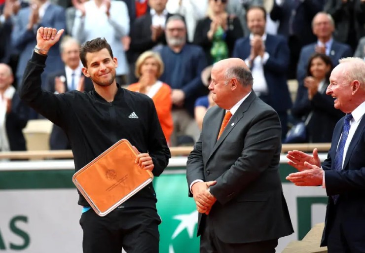 Ban tổ chức Roland Garros tri ân Dominic Thiem