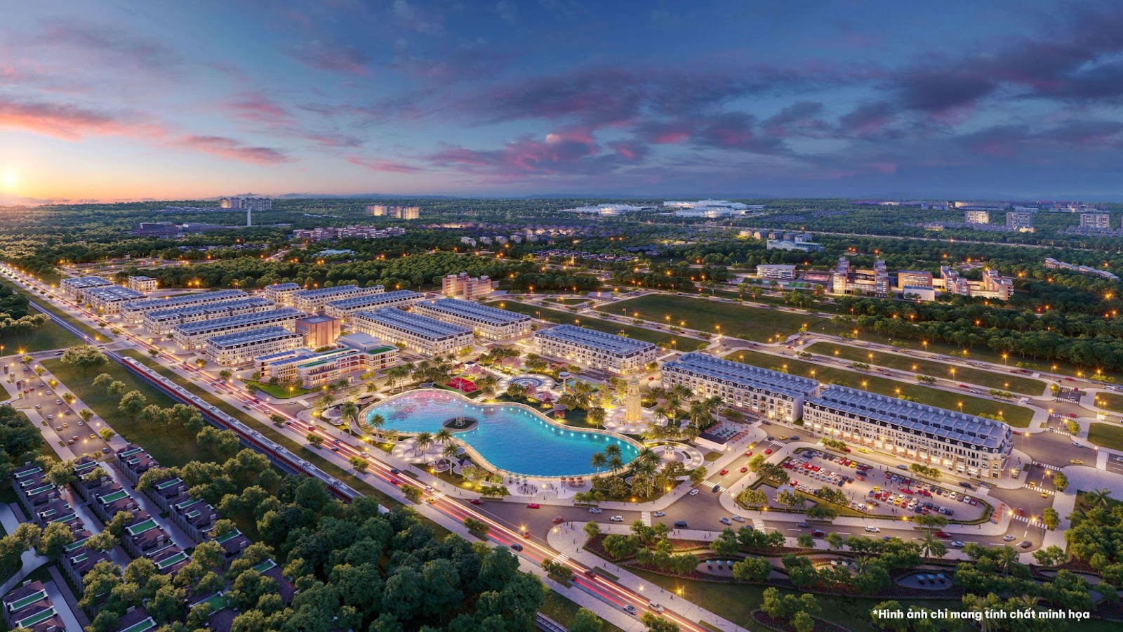 Ảnh phối cảnh Khu đô thị Tấn Đức Central Park. Nguồn: Tấn Đức