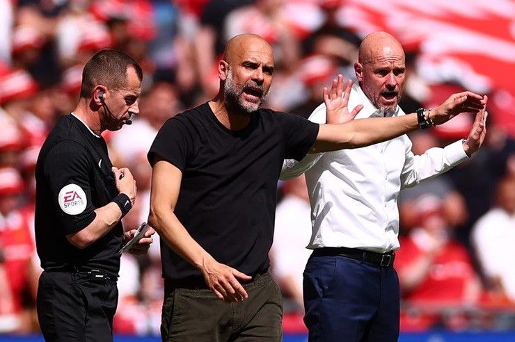 Pep Guardiola và Erik Ten Hag đều có những lo ngại về tình hình nhân sự