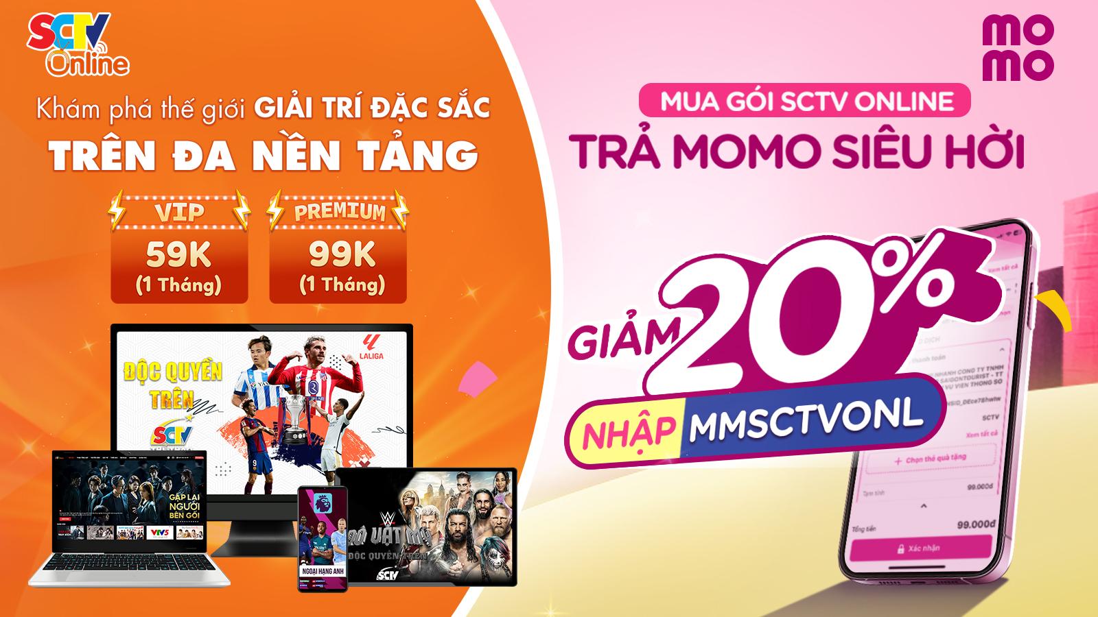 SCTVOnline và MoMo hợp tác triển khai chương trình khuyến mãi hấp dẫn - 1