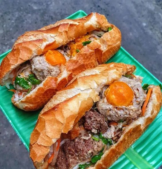 Bánh mì bò nướng