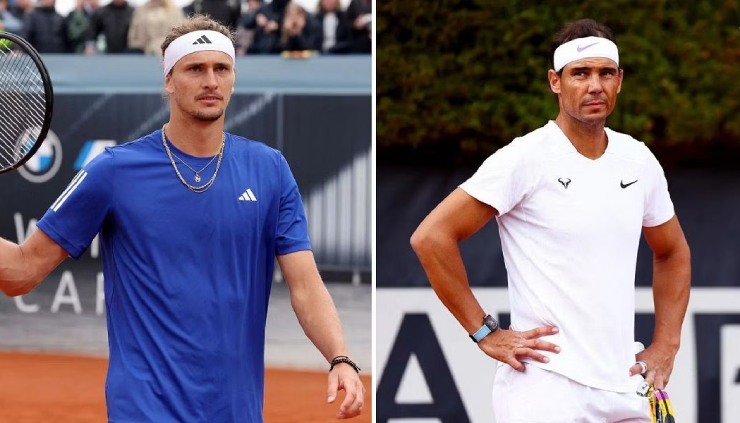 Nhà báo quần vợt, Rothenberg khuyên Zverev (áo xanh) không nên xuất hiện ở Roland Garros