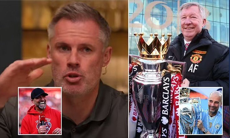 Carragher đánh giá Pep Guardiola trên tầm Sir Alex