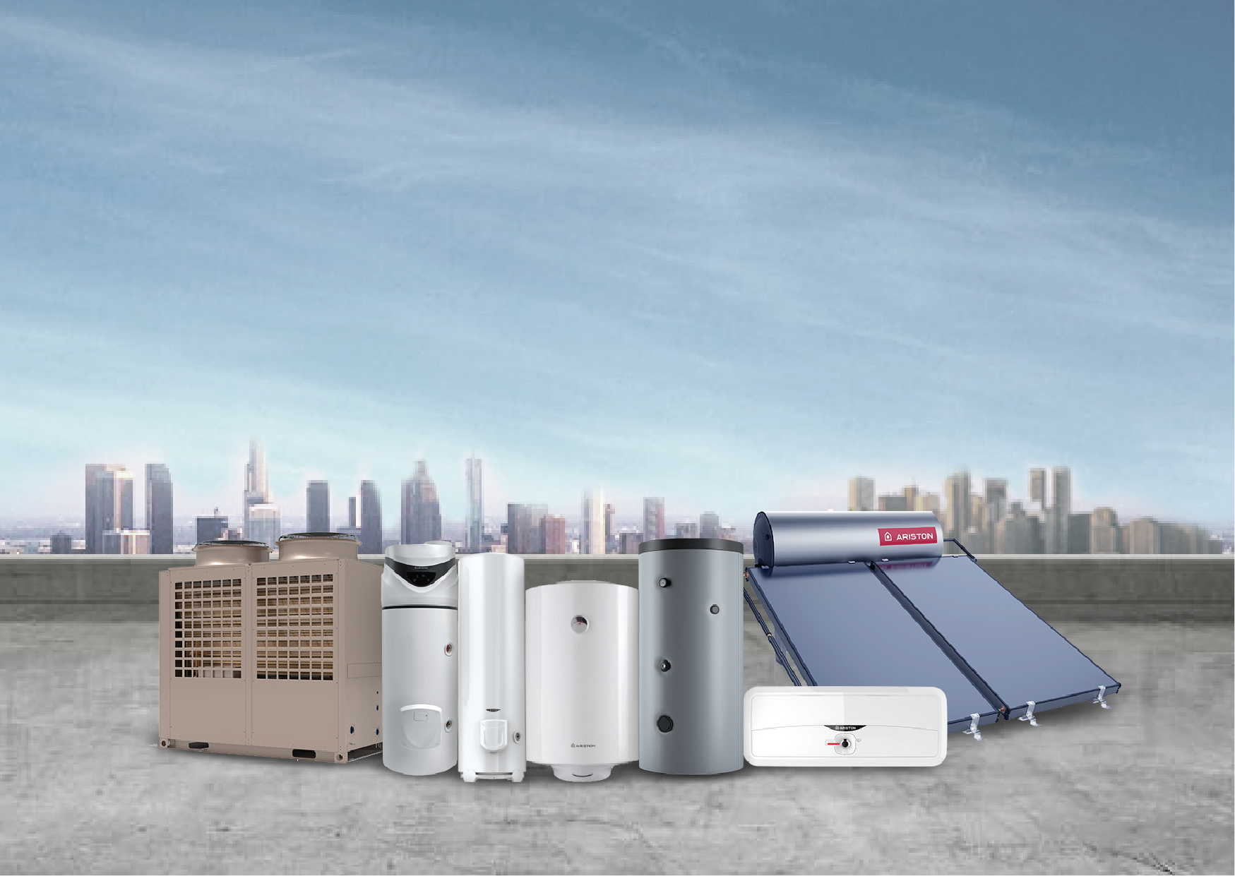 Hệ giải pháp gia nhiệt của Ariston phù hợp với nhiều nhu cầu sử dụng, đồng thời được bổ sung những tính năng tiện nghi - bền vững.