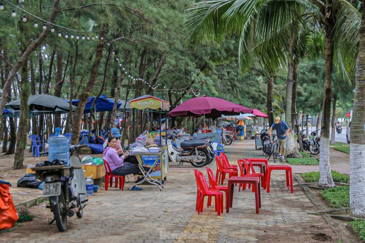 Tuyến phố này kéo dài hơn 500 m đoạn từ công viên Nguyễn Tất Thành đến đường Xuân Thiều 5, với 50 xe bán hàng cung cấp các món ăn vặt, thực phẩm chế biến, sản phẩm làng nghề Nam Ô, hoạt động từ 16h-23h hàng ngày.