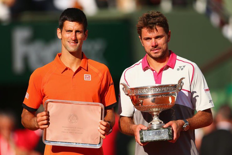 Wawrinka từng vô địch&nbsp;Roland Garros 2015 sau khi đánh bại Djokovic