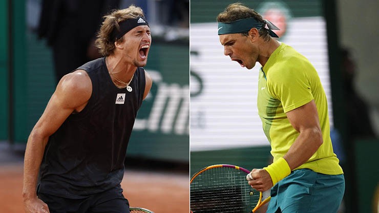 Zverev so kè với huyền thoại Nadal ở vòng 1 Roland Garros