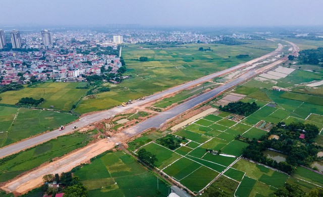 Vành đai 4 - Vùng Thủ đô Hà Nội đoạn qua quận Hà Đông đang thành hình