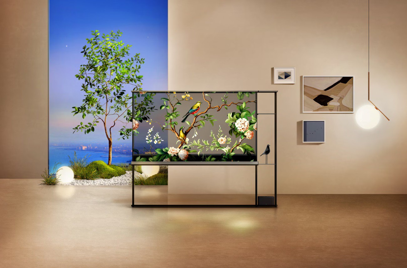 LG Transparent TV.