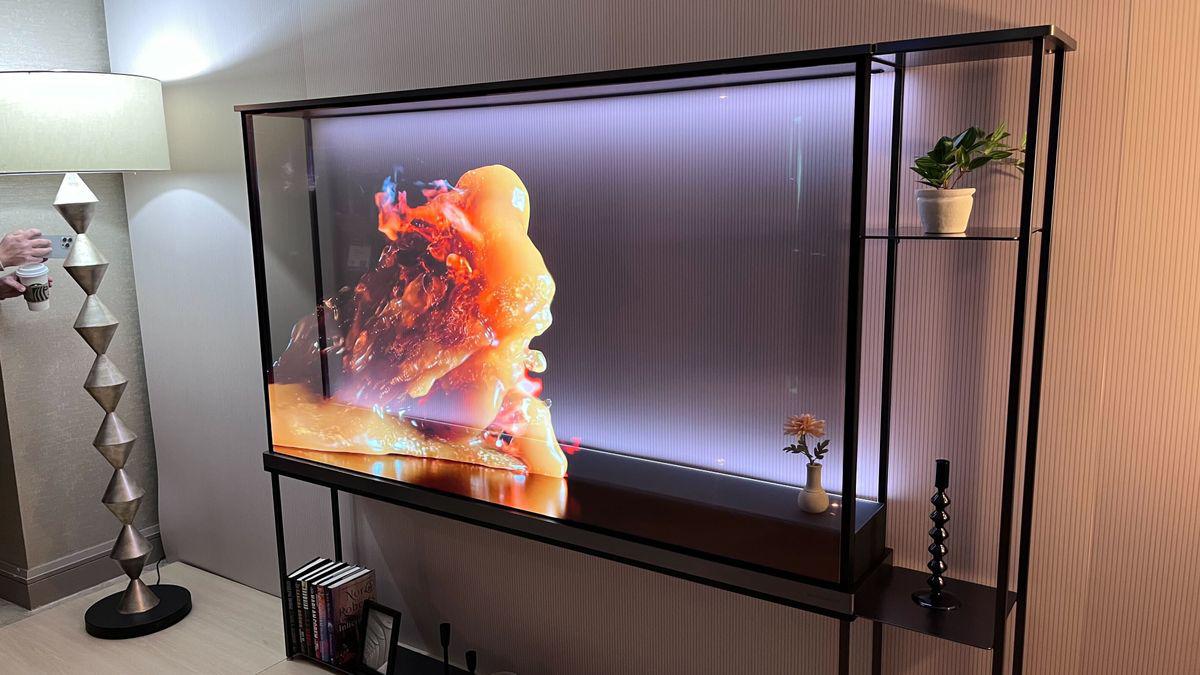 Transparent TVs will be for the rich.