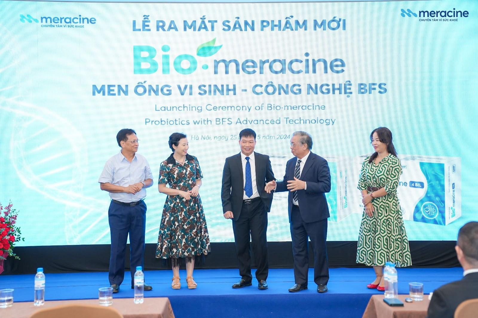 Công ty Cổ phần Dược phẩm Meracine công bố sản phẩm TPBVSK men ống vi sinh mới Bio-meracine.