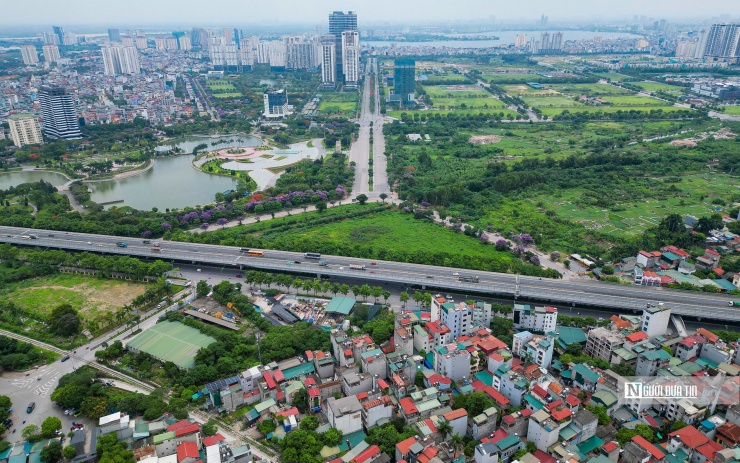 Vị trí dự án hầm chui tại nút giao Tây Thăng Long - vành đai 3 (quận Bắc Từ Liêm) đang được Hà Nội đề xuất chủ trương xây dựng với tổng mức đầu tư dự kiến khoảng 1.156 tỷ đồng.