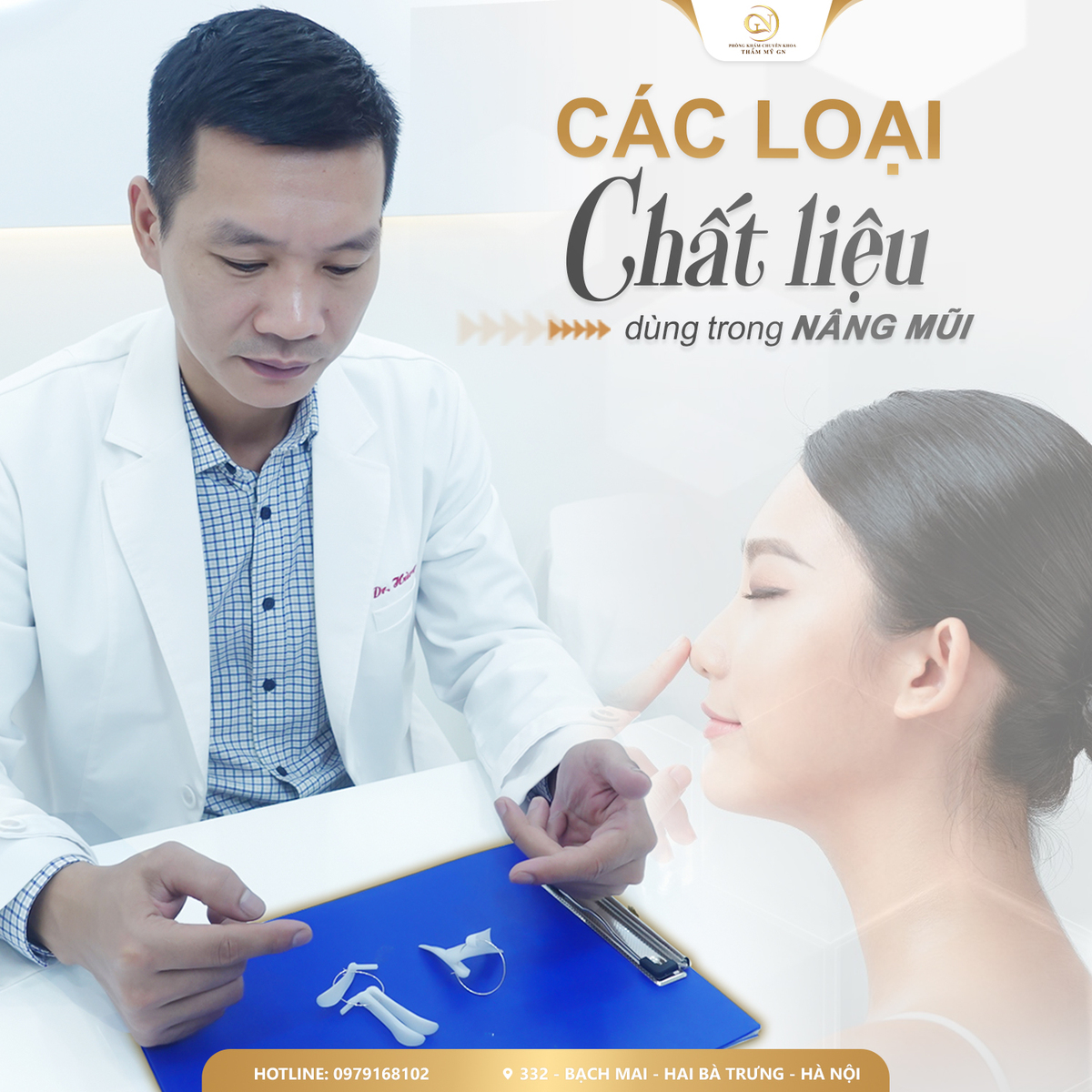 Ths.Bs Hùng Thanh giới thiệu về các chất liệu nhân tạo sử dụng nâng mũi