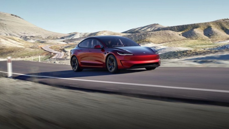 Xe điện có bộ pin lithium-ion 57,5 ​​kWh. Ảnh: Tesla.