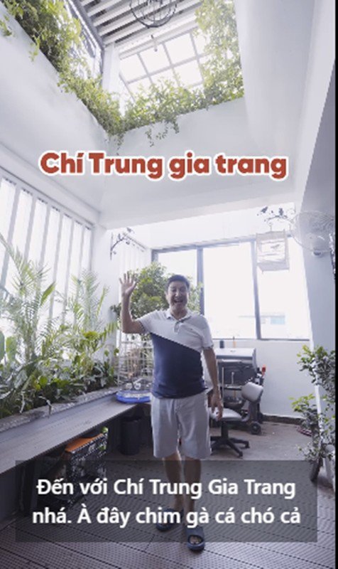 Gia trang ngập tràn cây xanh và chim cảnh của nghệ sĩ Chí Trung - 1