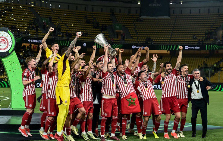 Olympiakos nâng cao chức vô địch&nbsp;Europa Conference League