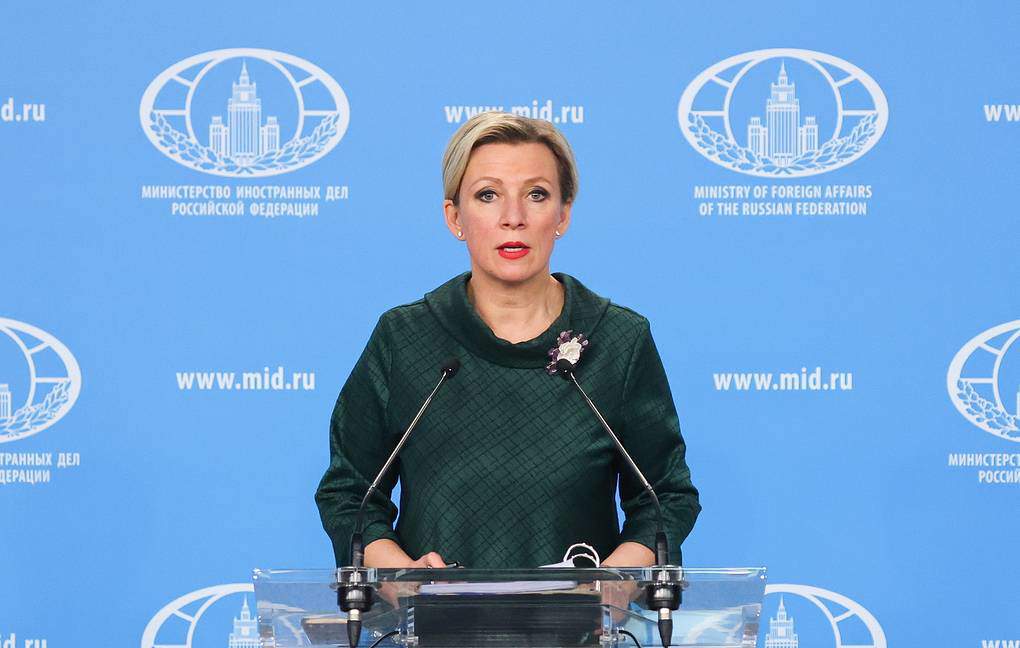 Bà Maria Zakharova – người phát ngôn Bộ Ngoại giao Nga (ảnh: TASS)