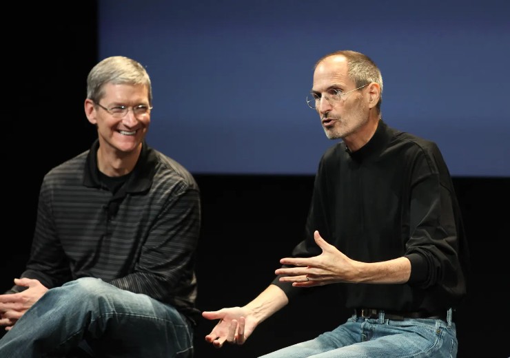 At Apple, Tim Cook became Steve Jobs's right-hand man until his death.