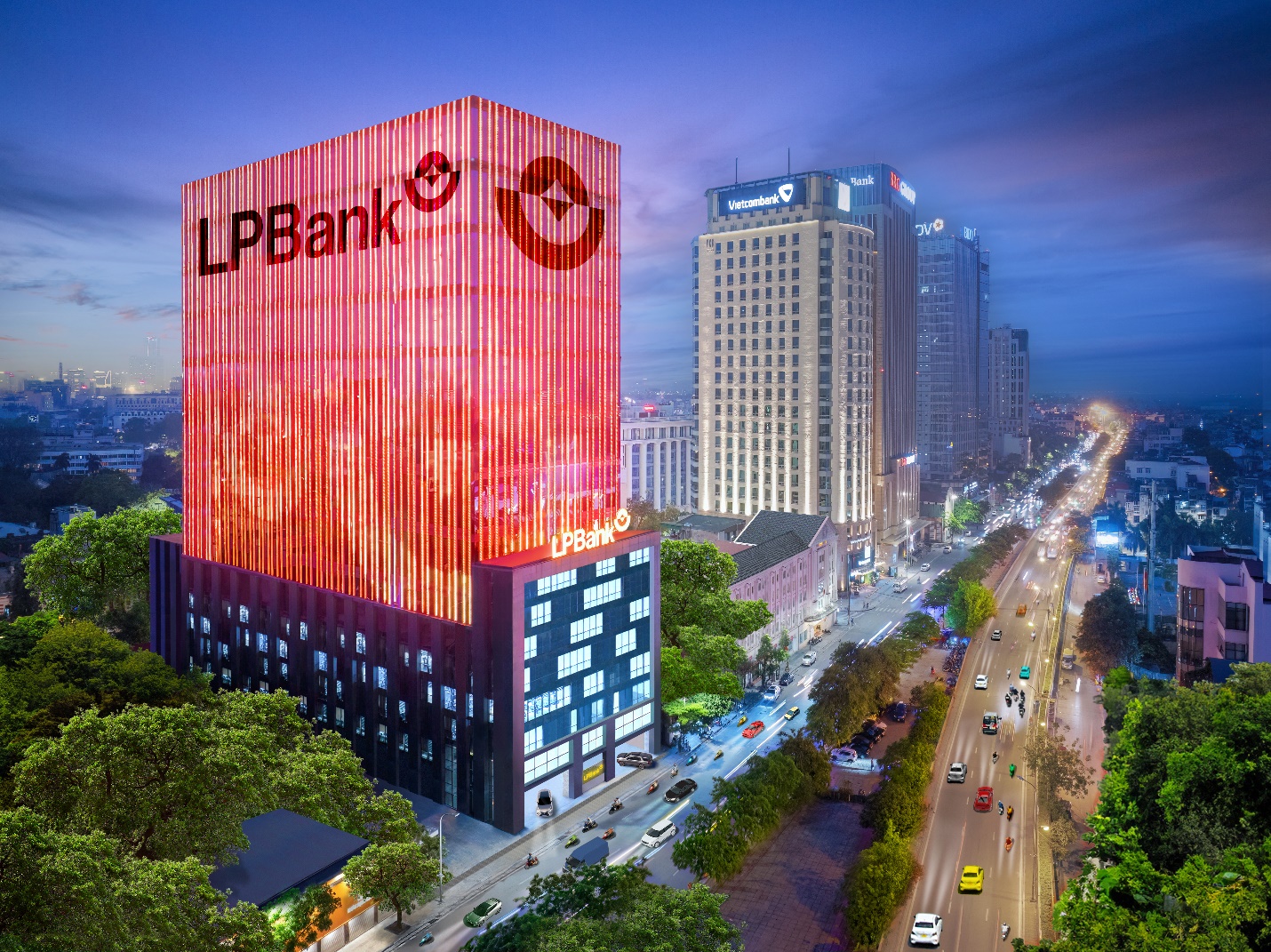 Trụ sở chính LPBank số 17 Tông Đản và 210 Trần Quang Khải quận Hoàn Kiếm, TP Hà Nội