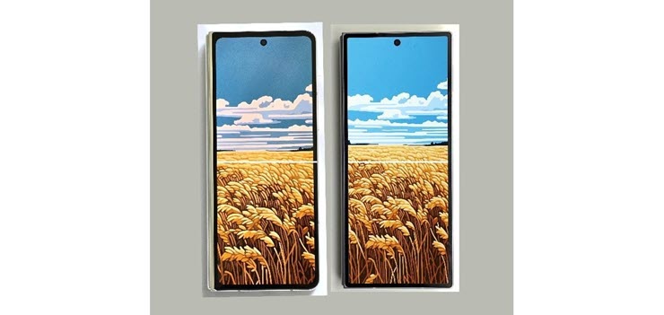 Hình ảnh rò rỉ về mặt trước của Galaxy Z Fold6.