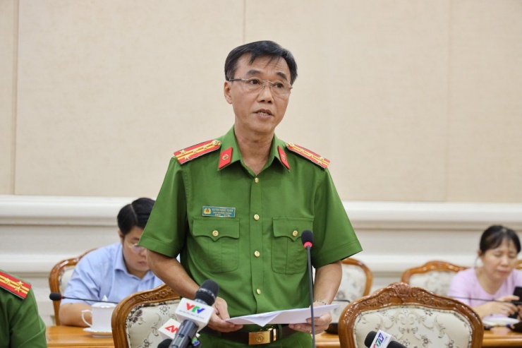 Đại tá Huỳnh Ngọc Quan, Phó Trưởng phòng PCCC&CNCH, Công an TP.HCM. Ảnh: TTBC