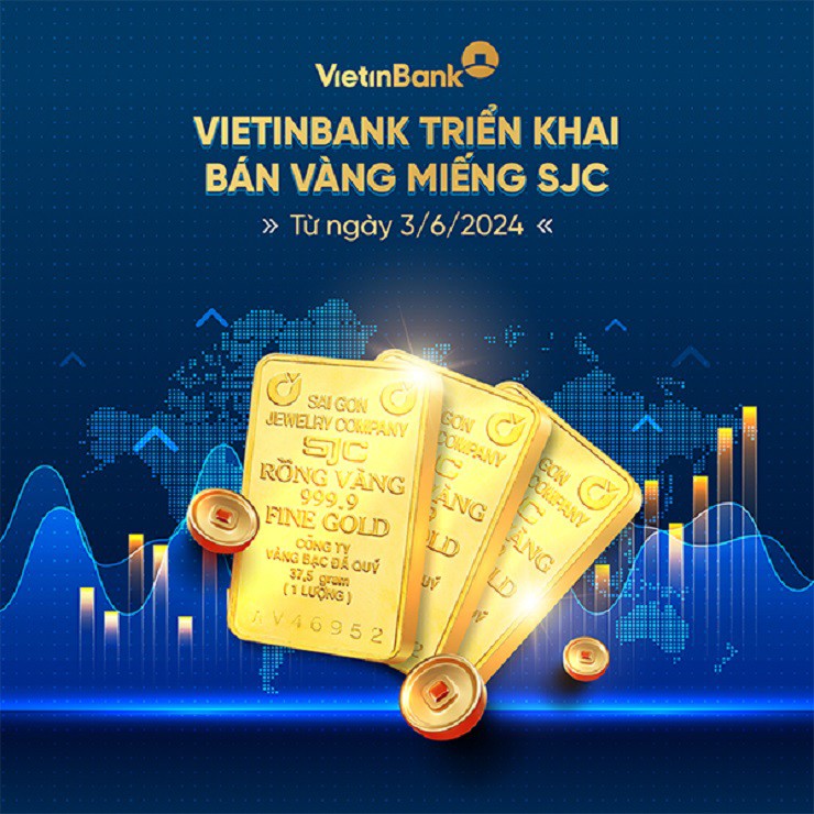 VietinBank lãi trước thuế hơn 6.210 tỷ đồng trong quý 1 trước khi triển khai bán vàng miếng SJC