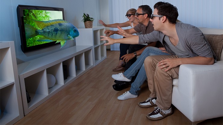 TV 3D từng gây sự chú ý khi mới ra mắt, tuy nhiên khi mà mọi người nhận ra rằng họ phải đeo kính đặc biệt trong nhà để xem các bộ phim 3D, sức hấp dẫn nhanh chóng bị tan biến.
