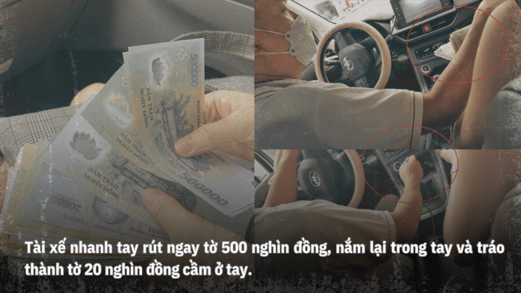 ĐIỀU TRA: Tái diễn nạn tài xế taxi tráo tiền ở TP.HCM - BÀI 1: Lật mặt các chiêu trò xảo thuật tráo tiền - 5