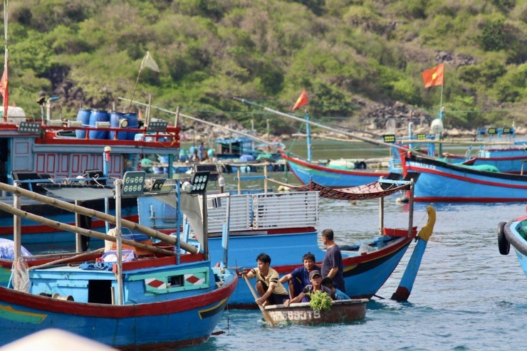 Khi đến với đảo Bích Đầm du khách còn được khám phá vẻ đẹp hoang sơ của cảnh sắc thiên nhiên và tìm hiểu về cuộc sống ở làng chài nhỏ yên bình trên đảo.