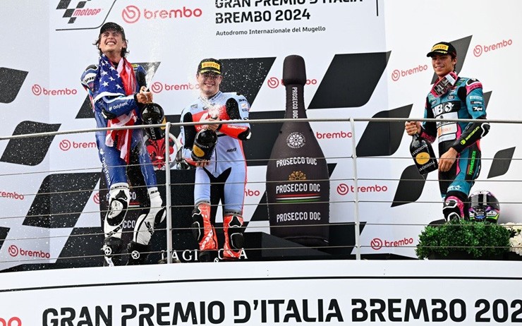 Podium Moto2 tại Mugello