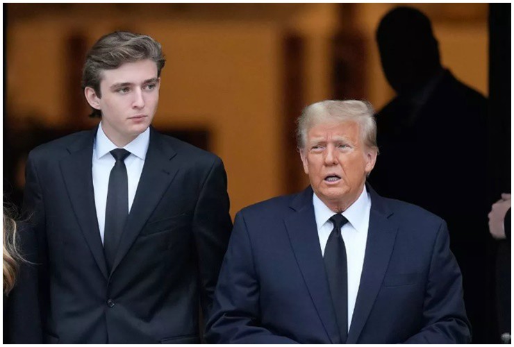 Barron là niềm tự hào của ông Donald Trump.